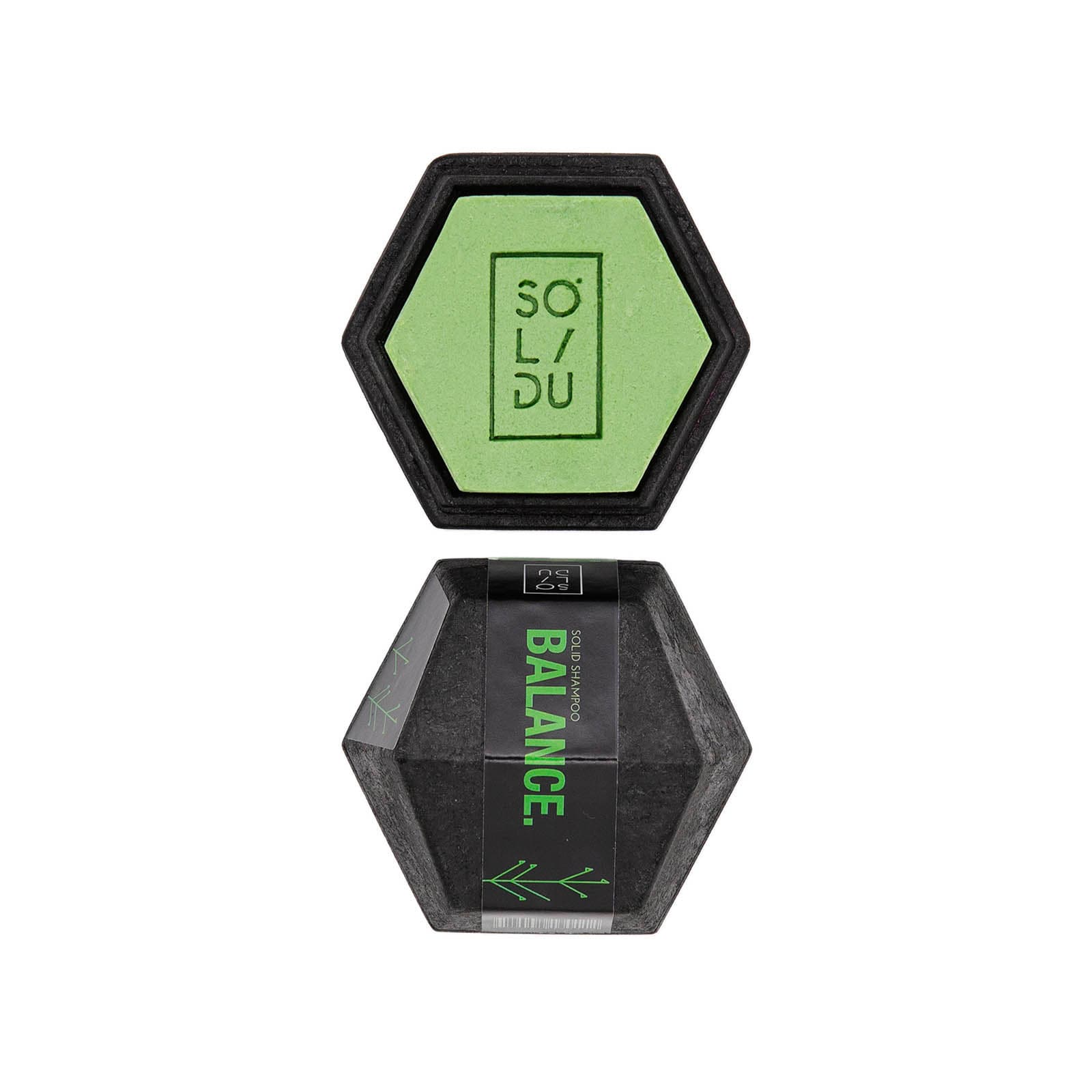 SOLIDU
BALANCE
HYDRATING BALANCING SHAMPOO BAR
With Rosemary and Mint for Oily Hair- 70 gr